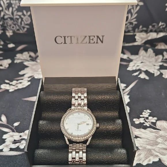 Citizen Women's Eco-Drive Watch with Crystal Accents - Picture 1 of 13